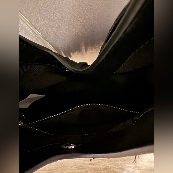 Zara Elegant Black Fringe Hobo Bag - Picture 3 of 6